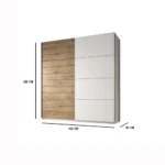 ⁦دولاب جرار شبابى اطفال مقاس 160سم⁩ - الصورة ⁦2⁩