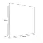 دولاب شبابى 180سم كونتر ميلامين مستورد - Image 2