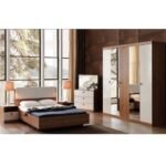 غرفة نوم خشب كونتر طبيعى