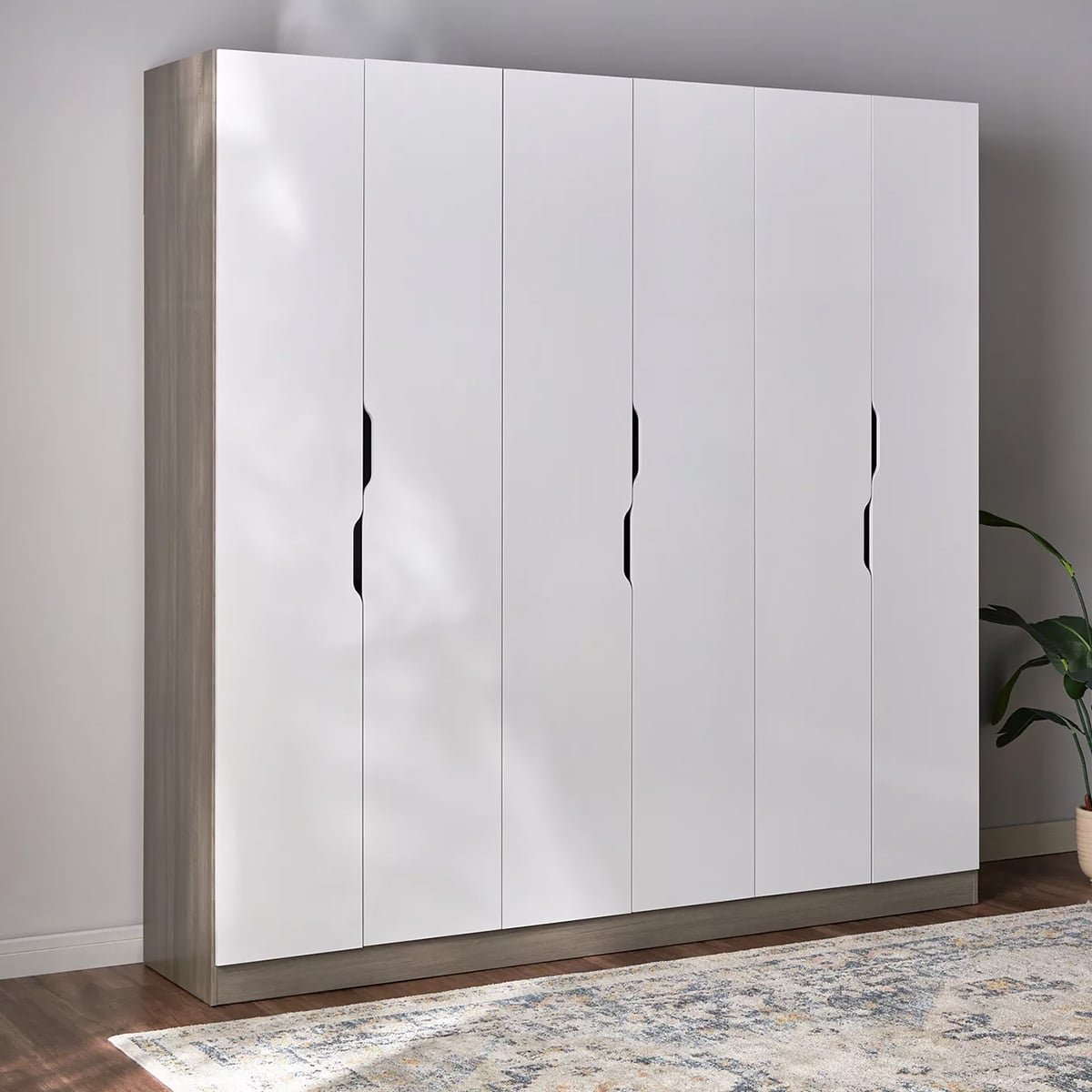 gowa800122027-env دولاب كبير مقاس 240سم خشب طبيعى كونتر ميلامين مستورد عالى الجوده - الصورة 1