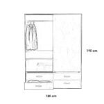 ⁦دولاب شبابى كونتر ميلامين مستورد⁩ - الصورة ⁦2⁩