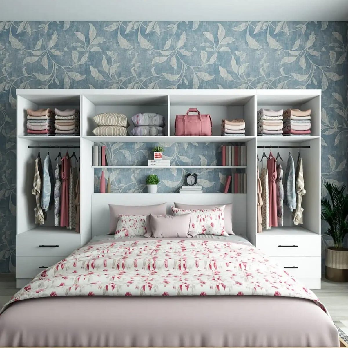 womo1016754535-1 غرفة نوم تفصيل كونتر ميلامين مستورد - الصورة 1