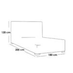 ⁦سرير 180سم خشب طبيعى⁩ - الصورة ⁦2⁩